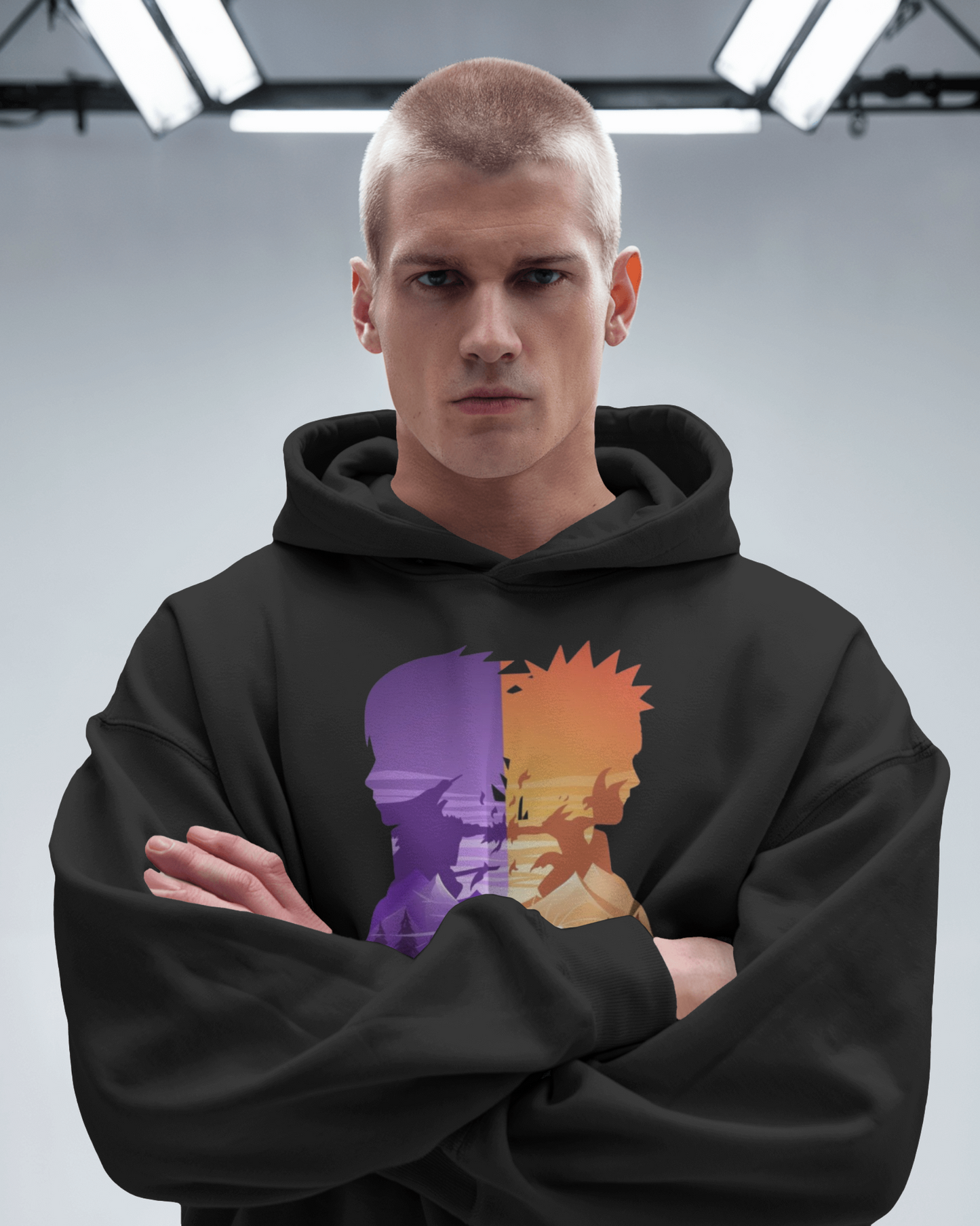 Naruto & Sasuke Sunset Hoodie - Naruto