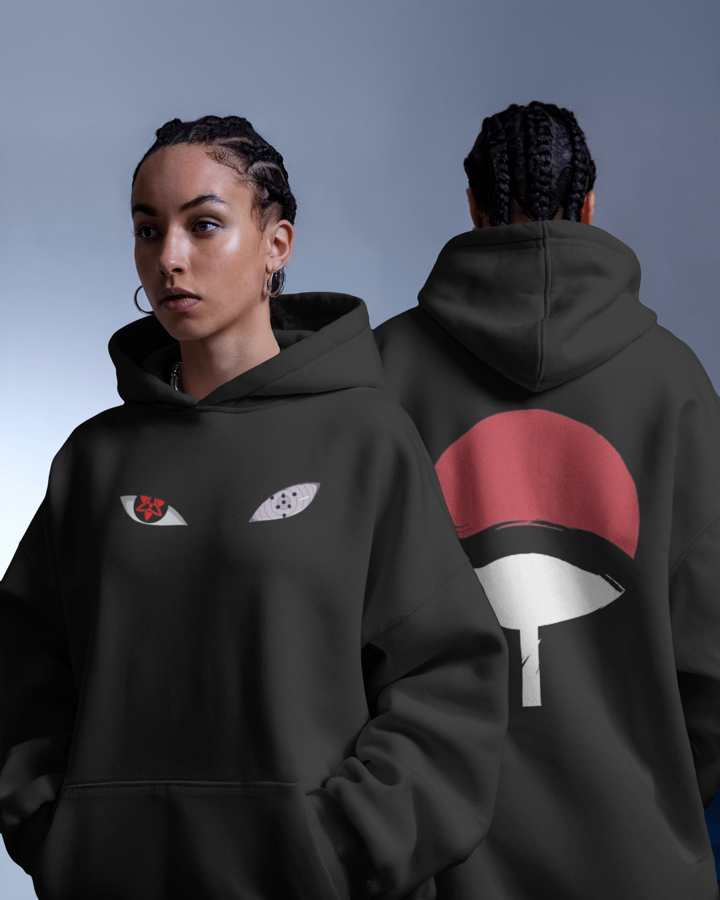 Sasuke's Eyes Hoodie - Naruto