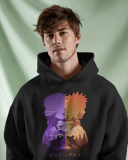 Naruto & Sasuke Sunset Hoodie - Naruto